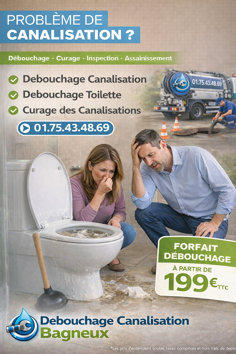 Debouchage Canalisation Bagneux